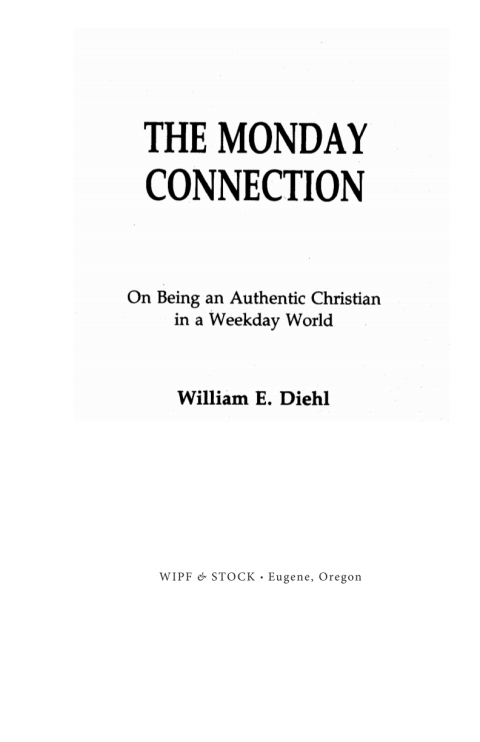 Cover image for book The Monday Connection
