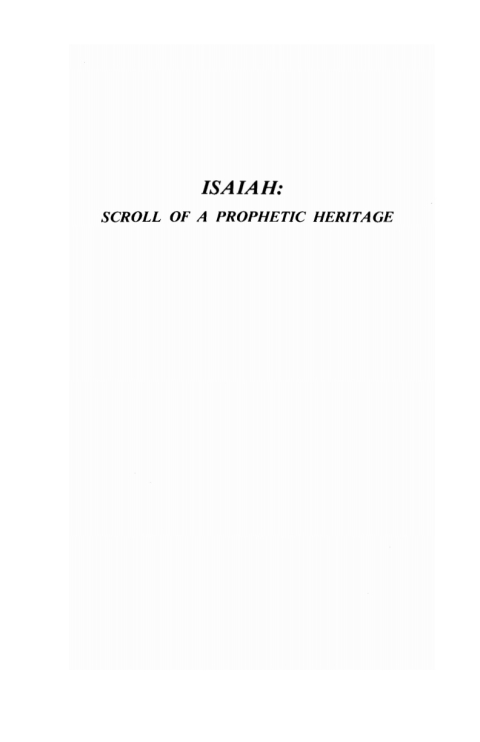 Cover image for book Isaiah