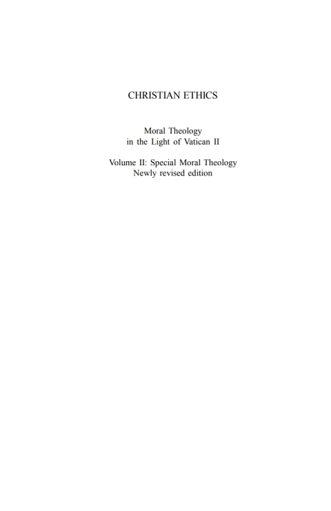 Cover image for book Christian Ethics, Volume 2