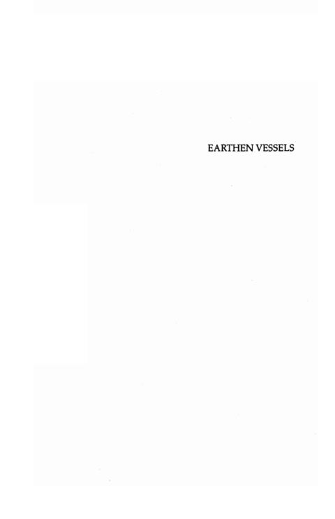 Cover image for book Earthen Vessels