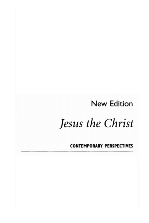 Cover image for book Jesus, the Christ