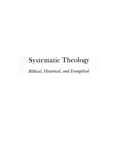 Cover image for book Systematic Theology, Volume 2