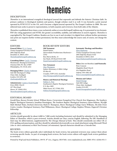 Cover image for book Themelios, Volume 35, Issue 2