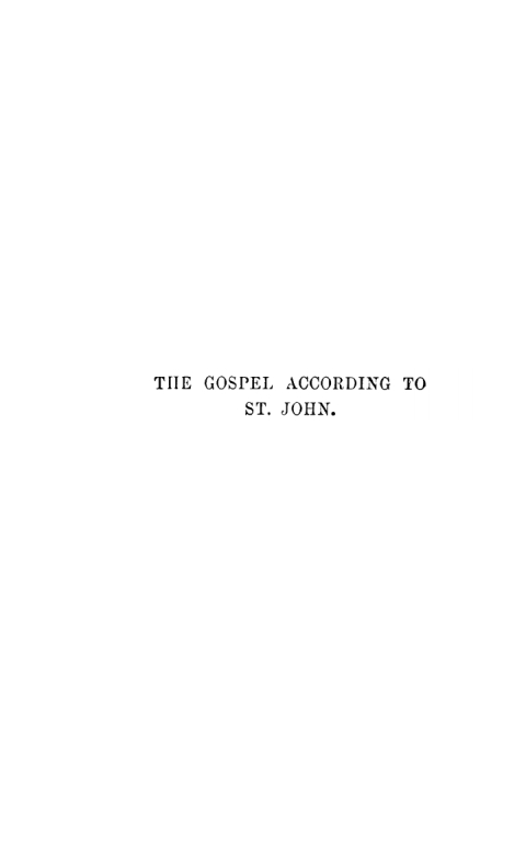 Cover image for book The Gospel According to St. John