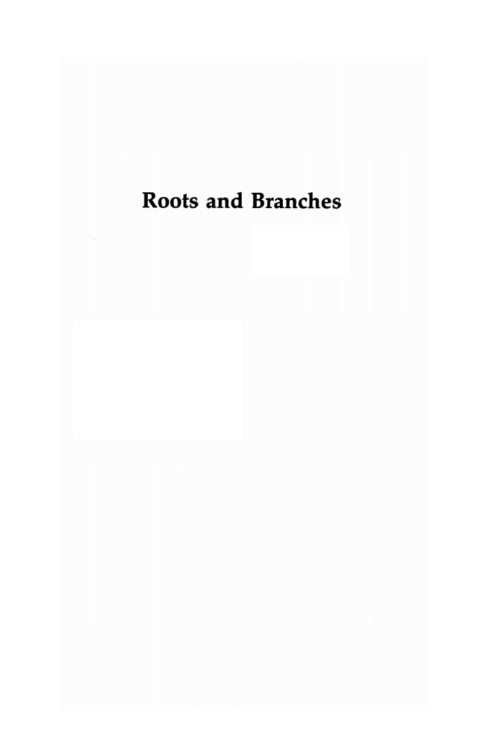 Cover image for book Roots & Branches