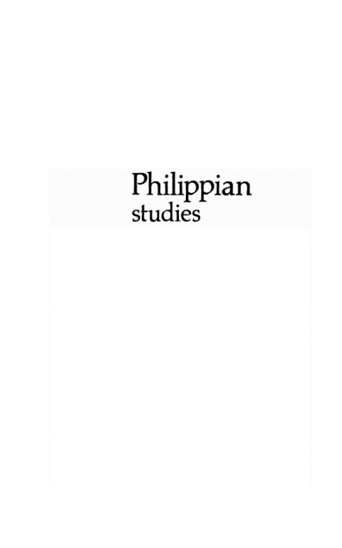 Cover image for book Philippian Studies