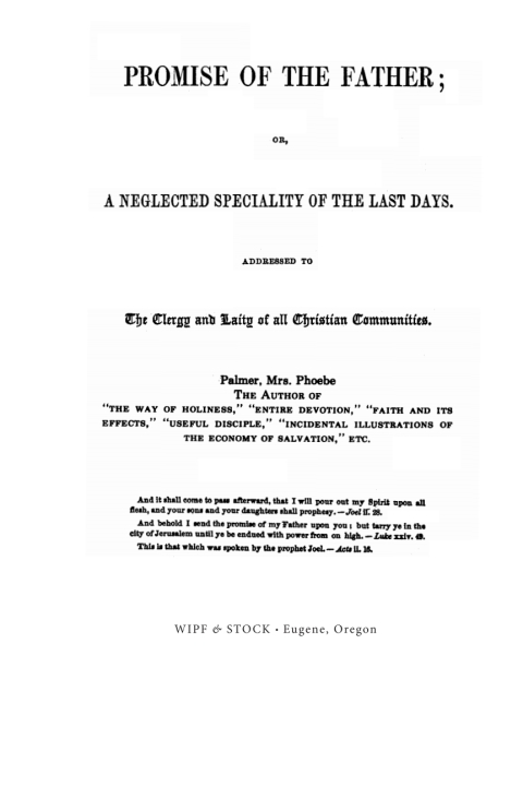 Cover image for book The Promise of the Father