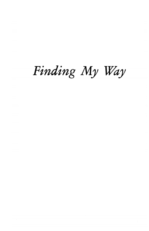 Cover image for book Finding My Way