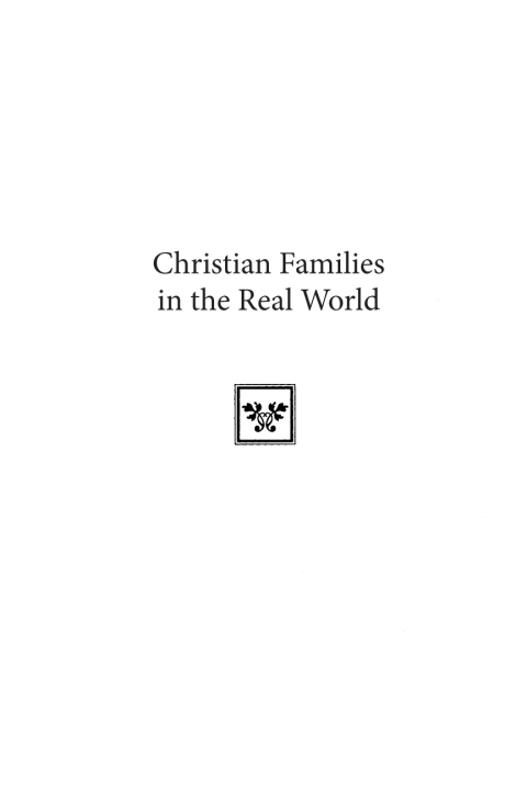 Cover image for book Christian Families in the Real World