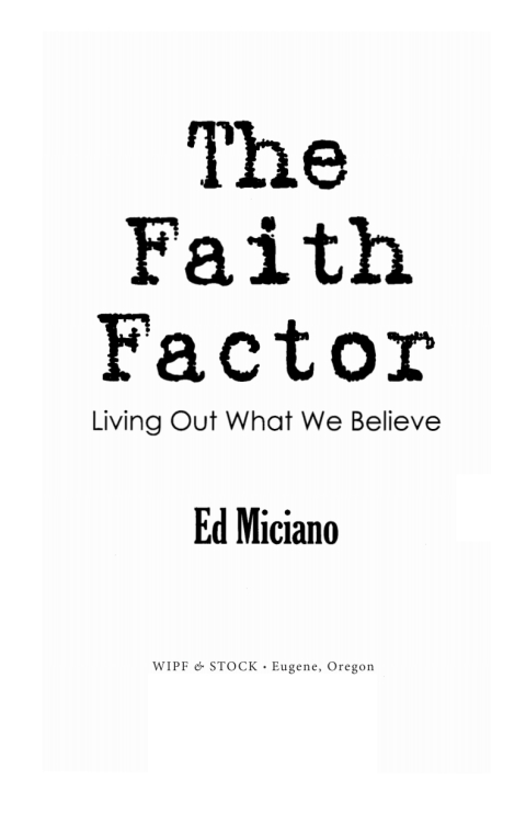 Cover image for book The Faith Factor