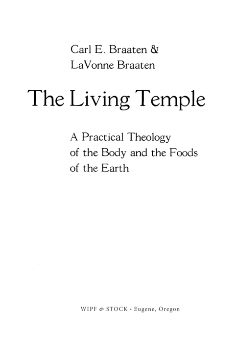 Cover image for book The Living Temple