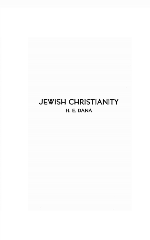 Cover image for book Jewish Christianity