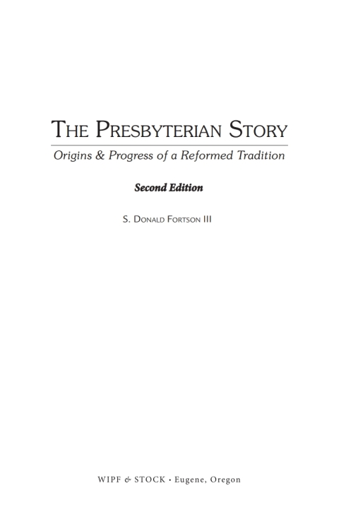 Cover image for book The Presbyterian Story