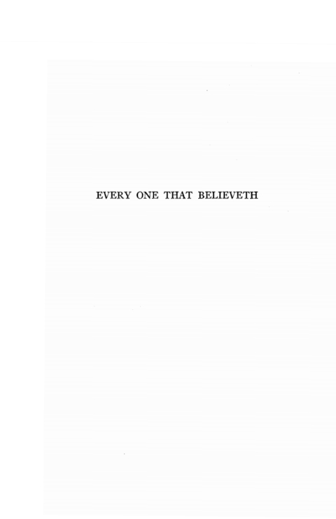 Cover image for book Every One That Believeth
