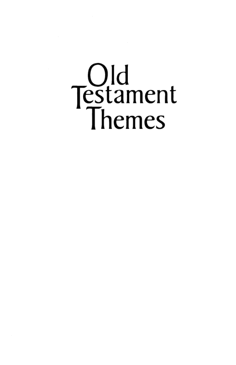 Cover image for book Old Testament Themes