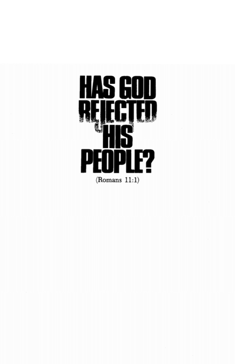 Cover image for book Has God Rejected His People?