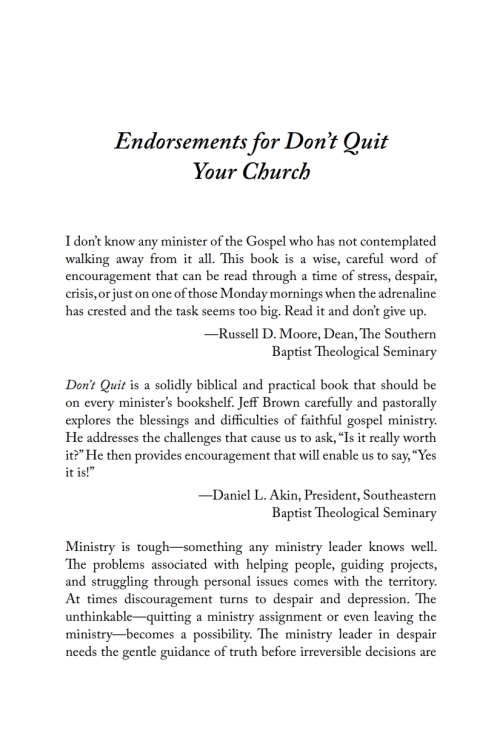 Cover image for book Don’t Quit Your Church