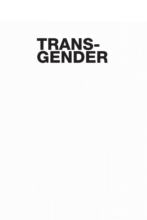 Cover image for book Trans-Gender