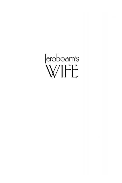 Cover image for book Jeroboam’s Wife