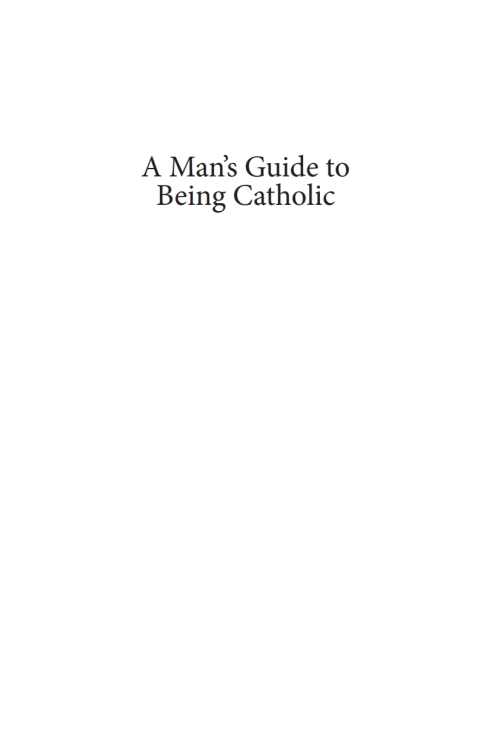 Cover image for book A Man’s Guide to Being Catholic