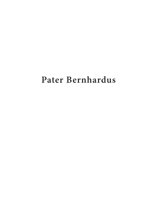 Cover image for book Pater Bernhardus