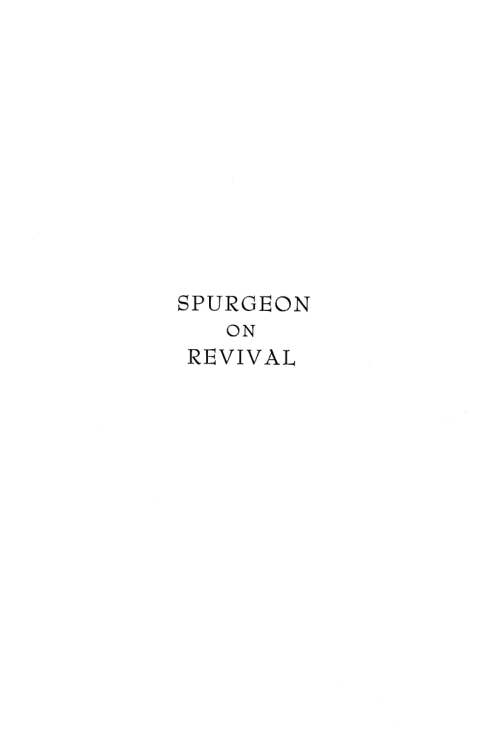Cover image for book Spurgeon on Revival