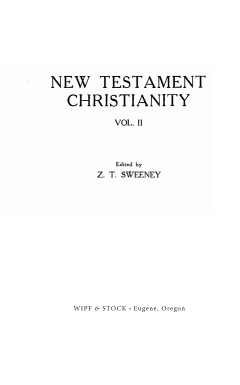 Cover image for book New Testament Christianity, Vol. 2