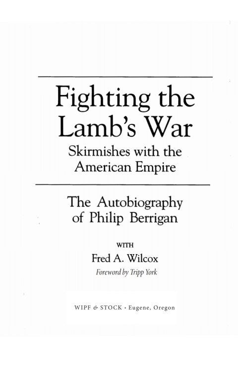 Cover image for book Fighting the Lamb’s War