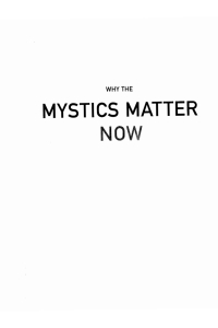 Cover image: Why the Mystics Matter Now 9781532655135