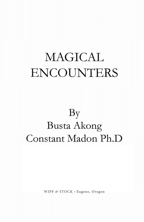 Cover image for book Magical Encounters