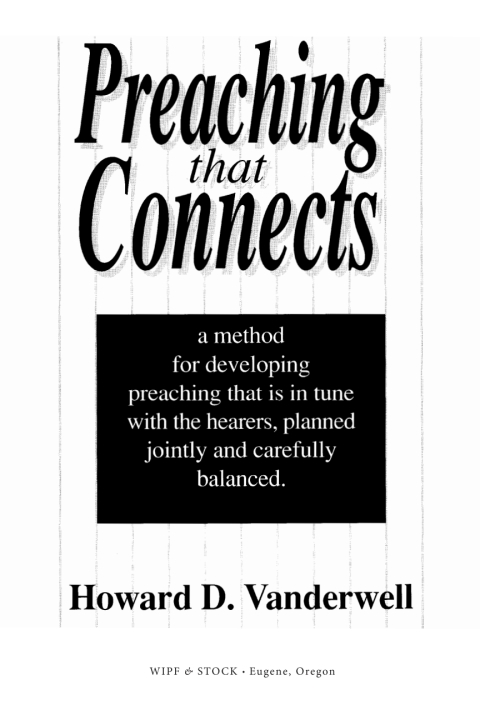 Cover image for book Preaching That Connects