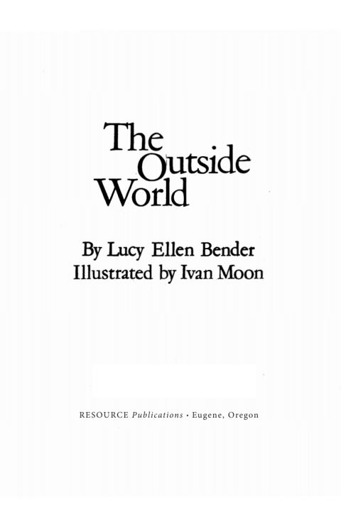 Cover image for book The Outside World