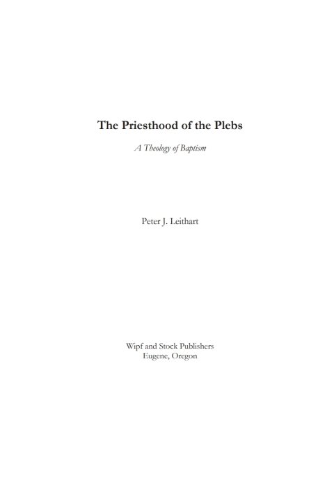Cover image for book The Priesthood of the Plebs