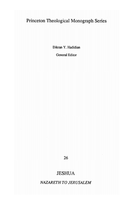 Cover image for book Jeshua