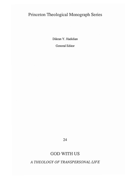 Cover image for book God With Us