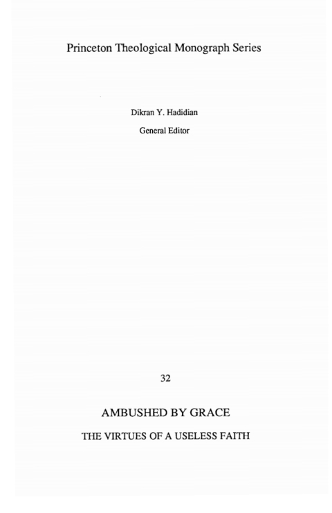 Cover image for book Ambushed by Grace