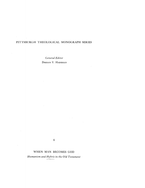 Cover image for book When Man Becomes God