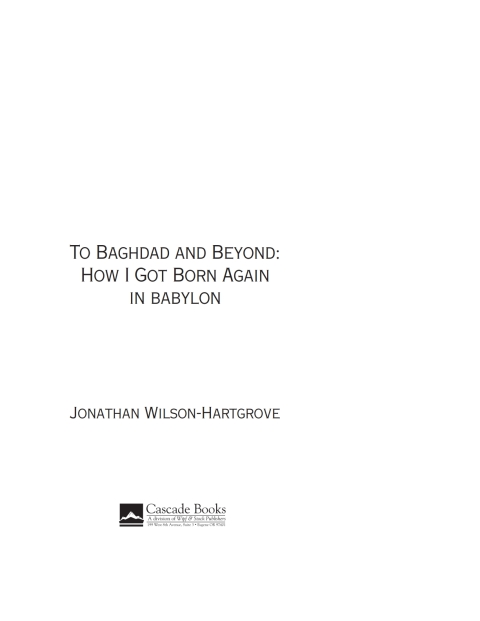 Cover image for book To Baghdad and Beyond