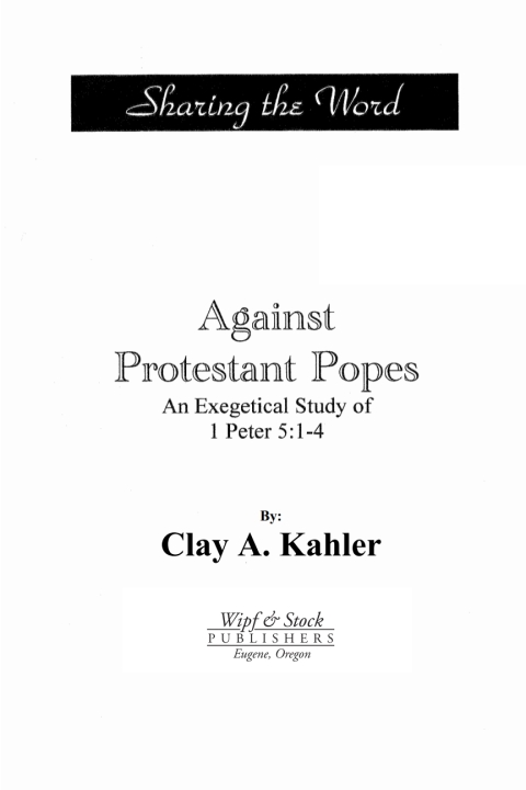 Cover image for book Against Protestant Popes