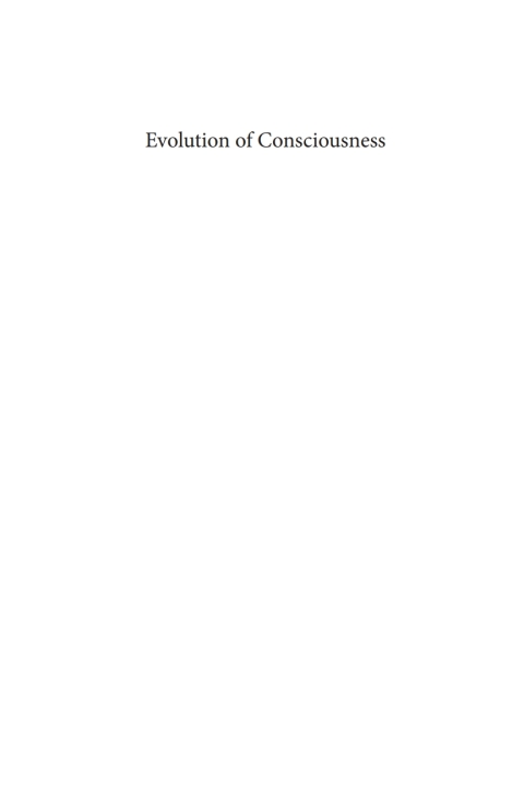 Cover image for book Evolution of Consciousness