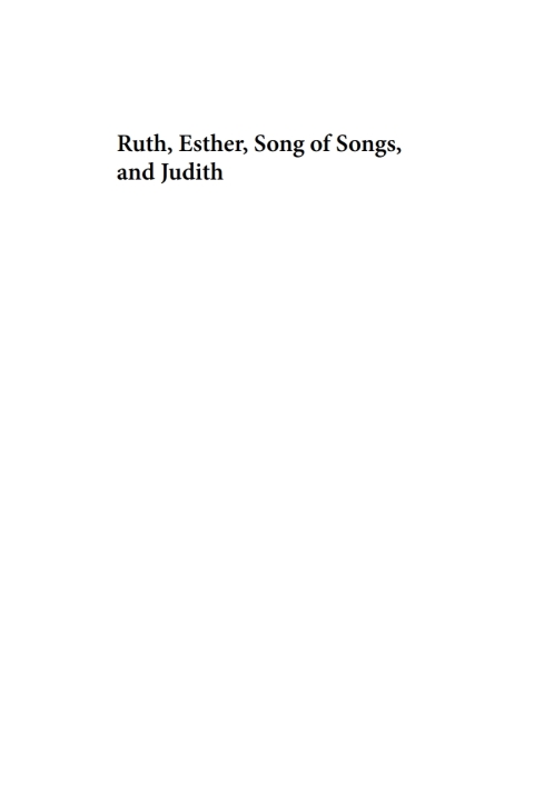 Cover image for book Ruth, Esther, Song of Songs, and Judith