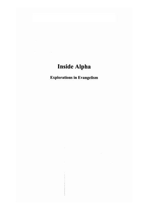 Cover image for book Inside Alpha