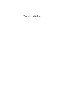 صورة الغلاف: Women in India 9781608996216
