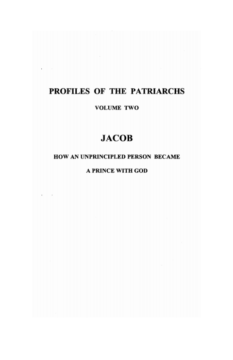 Cover image for book Profiles of the Patriarchs, Volume 2