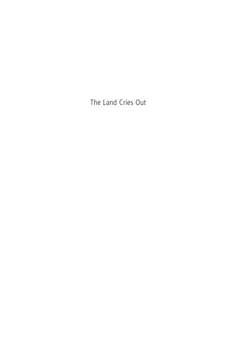 Cover image for book The Land Cries Out