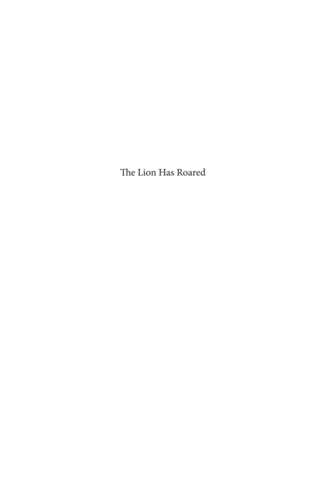 Cover image for book The Lion Has Roared