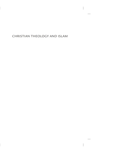 Cover image for book Christian Theology and Islam