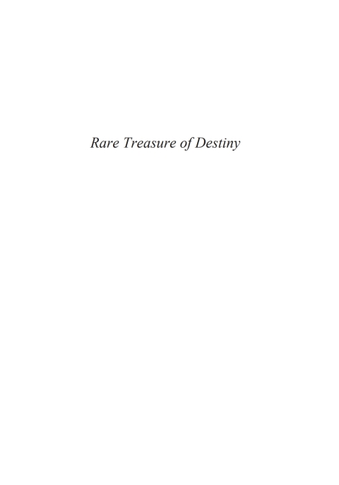 Cover image for book Rare Treasure of Destiny