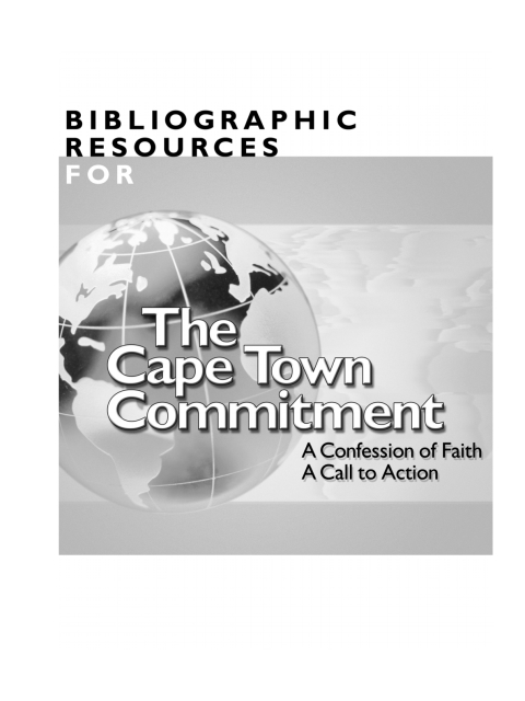 Cover image for book The Cape Town Commitment: A Confession of Faith, A Call to Action