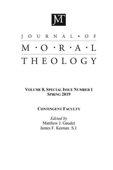 Cover image for book Journal of Moral Theology, Volume 1, Number 1